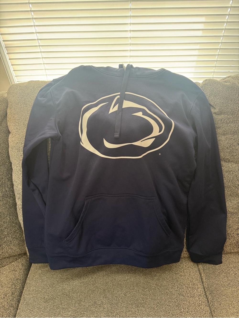 Knights Apparel Navy Hoodie with White Logo